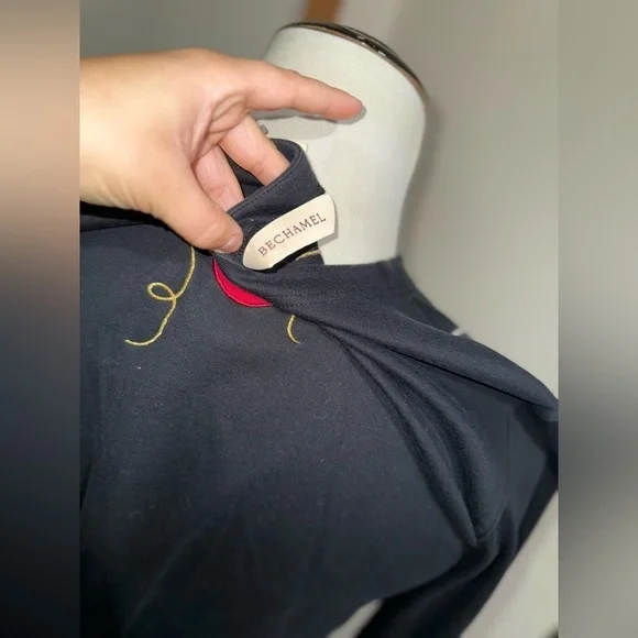 Bechamel Holiday Spirit Button Up Cardigan Vintage Sweater Size Small - Picture 14 of 14